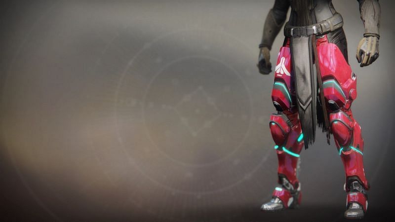 Destiny 2 Titan exotic leg armor, Dunemarchers (Image via Bungie)