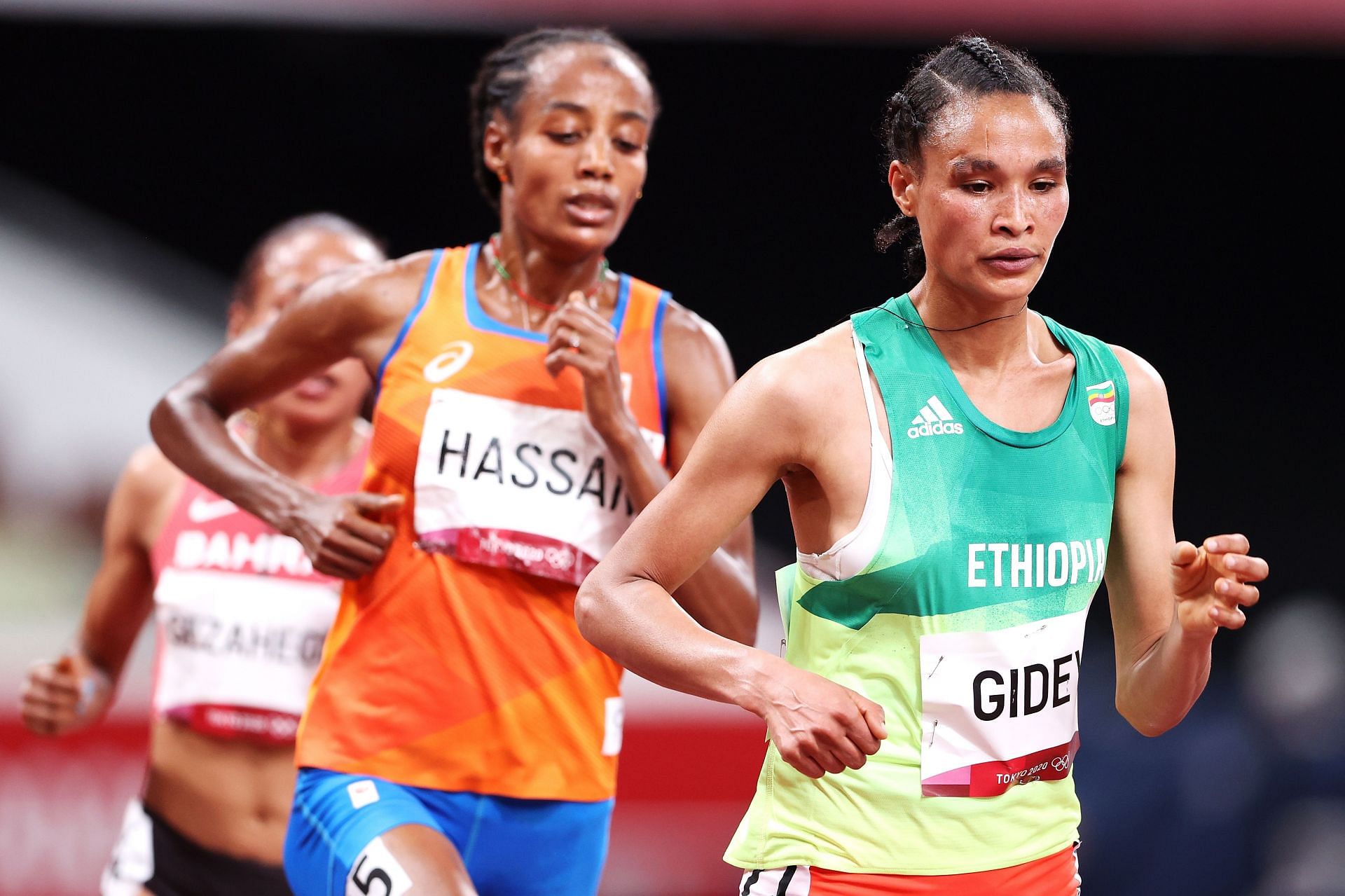 Letesenbet Gidey in action at the Tokyo Olympics. (PC: Getty Images)