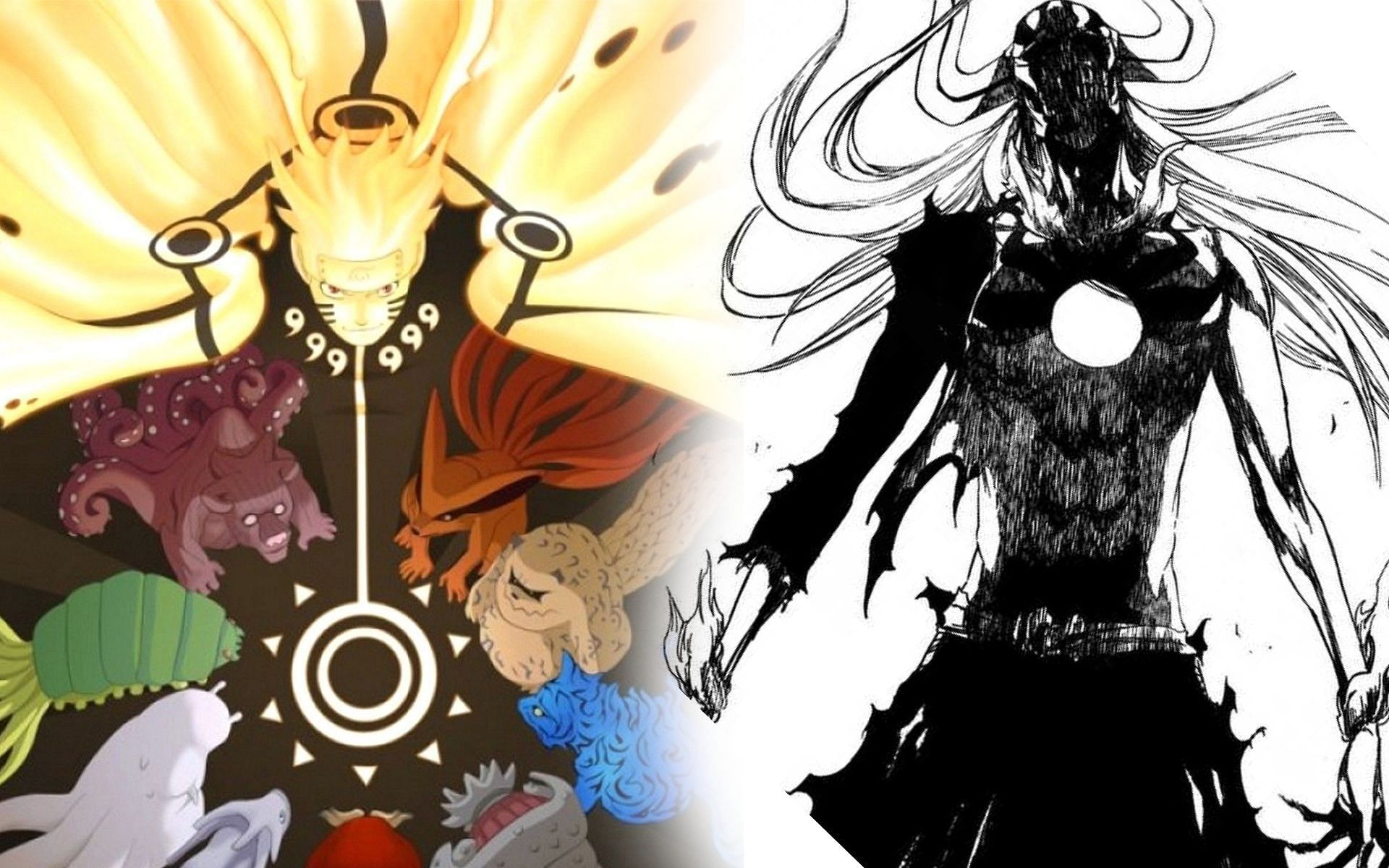 Naruto and Bleach both belong to the &#039;Big Three&#039; of the Shonen anime, along with One Piece (Image via Sportskeeda)