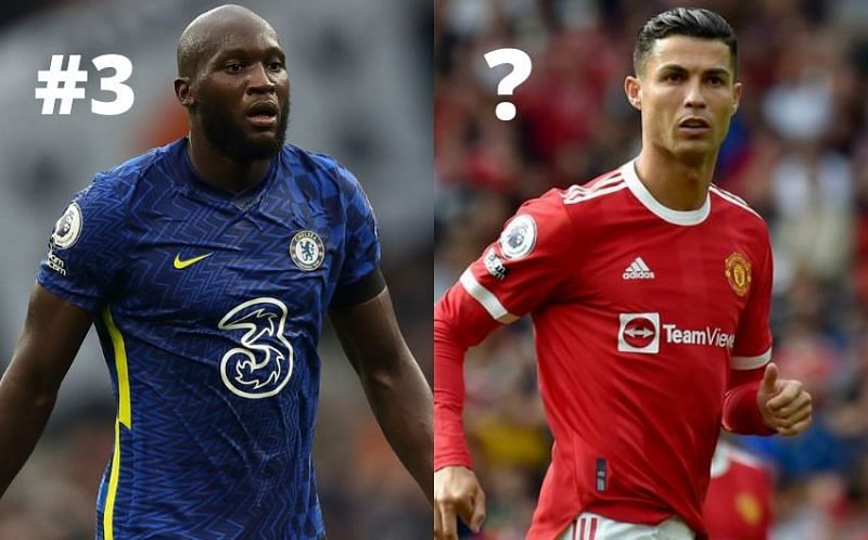 Chelsea&#039;s Romelu Lukaku and Manchester United&#039;s Cristiano Ronaldo