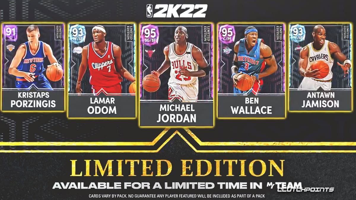 Michael Jordan has received his featured card in NBA 2K22. (Image via NBA 2K22)