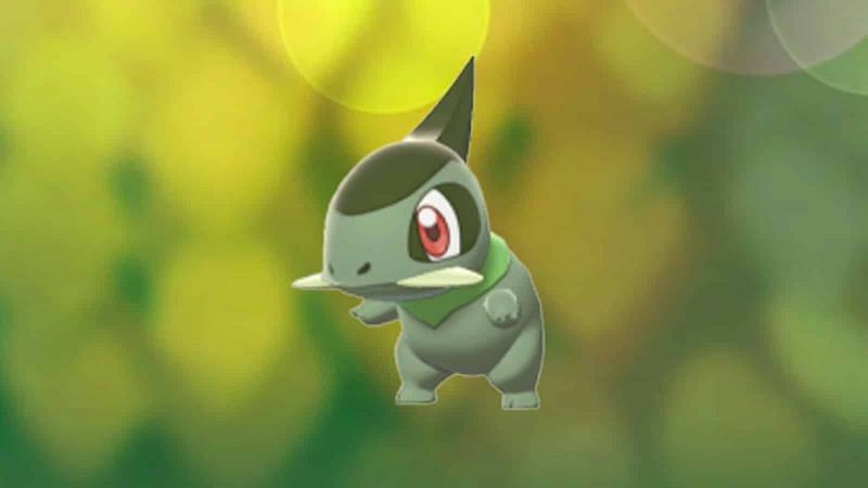 Axew has been difficult to find despite being popular due to its evolution Haxorus (Image via Niantic)