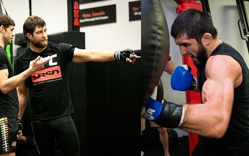 Andrew Sanchez (left), Islam Makhachev (right) [Images Courtesy: @eldirtesanchez @islam_makhachev on Instagram