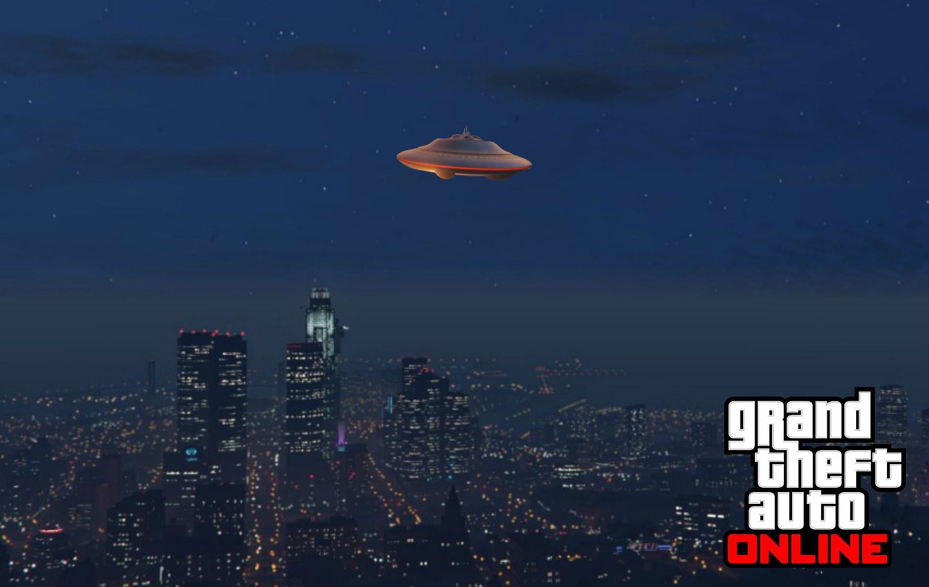 GTA Online players can spot a UFO this week across Blaine County (Image via Sportskeeda)