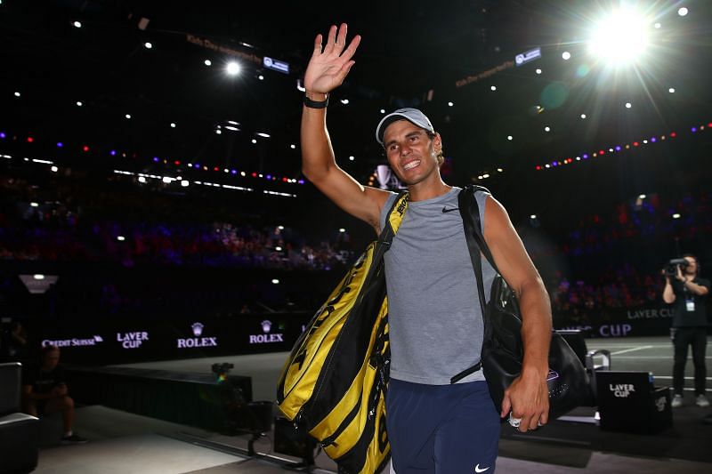 Rafael Nadal at the 2019 Laver Cup