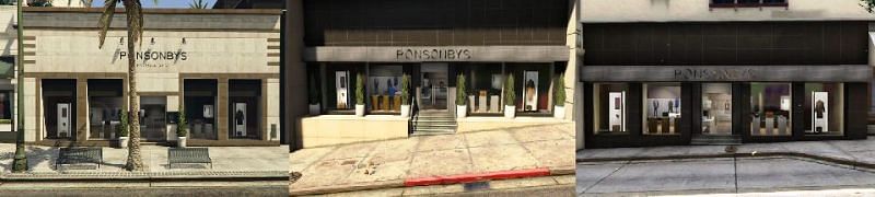All the Ponsonbys storefronts (Image via Sportskeeda)