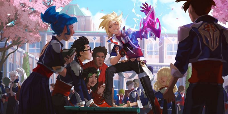 Ezreal Battle Academia Skin (Images via Riot Games)