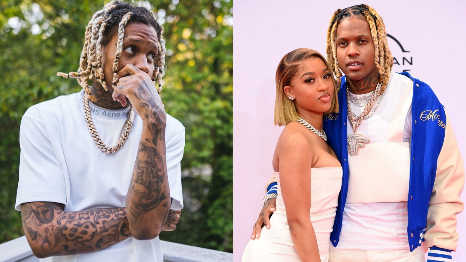 Lil Durk and India Royale sparked breakup rumors amid cheating allegations (Image via Getty Images)