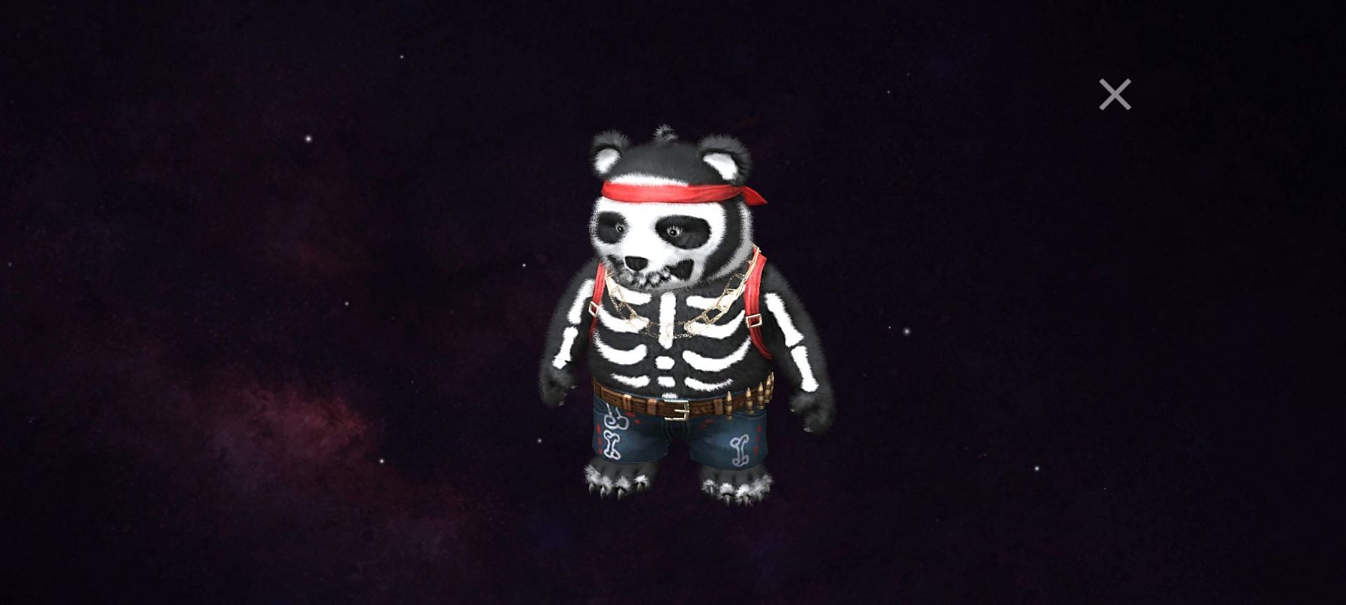 The Skull Panda pet skin in Free Fire (Image via Garena)