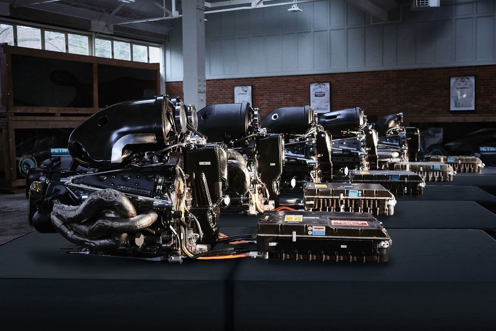 F1 v6 hybrid turbo engine- Mercedes championship winning engines (Photo by- Mercedes AMG Motorsport)