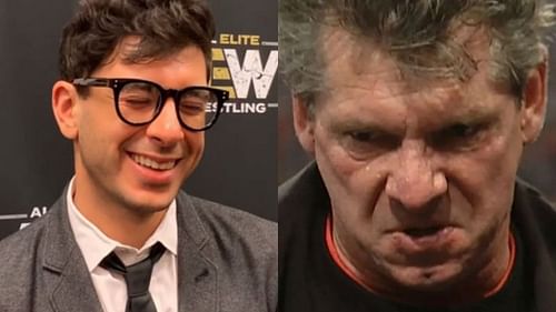 AEW CEO Tony Khan and WWE Chairman Vince McMahon