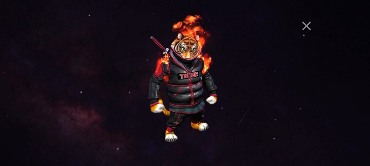 The Fire Sensei Tig pet skin in Free Fire (Image via Garena)