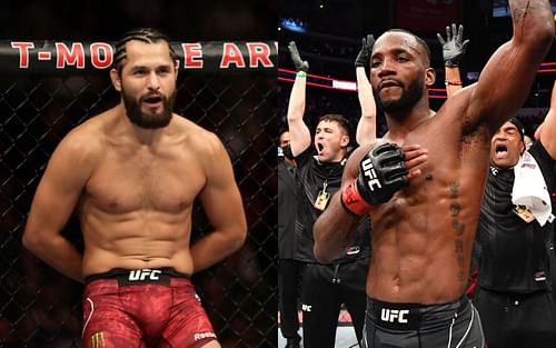 Jorge Masvidal (left) and Leon Edwards (right) [Photo via @leonedwardsmma on Instagram]