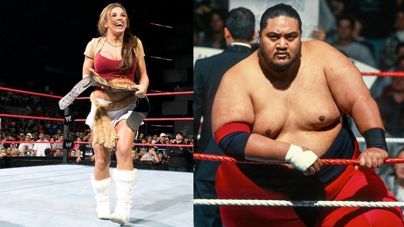 Mickie James and the late Yokozuna were fired from WWE for non-wrestling reasons.
