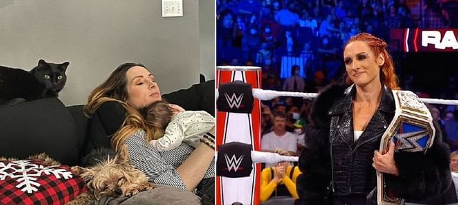 "I did the opening segment then came back and put her to bed" - Becky Lynch reveals how she juggles life on the road with her daughter