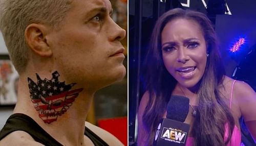 AEW stars Cody Rhodes and Brandi Rhodes