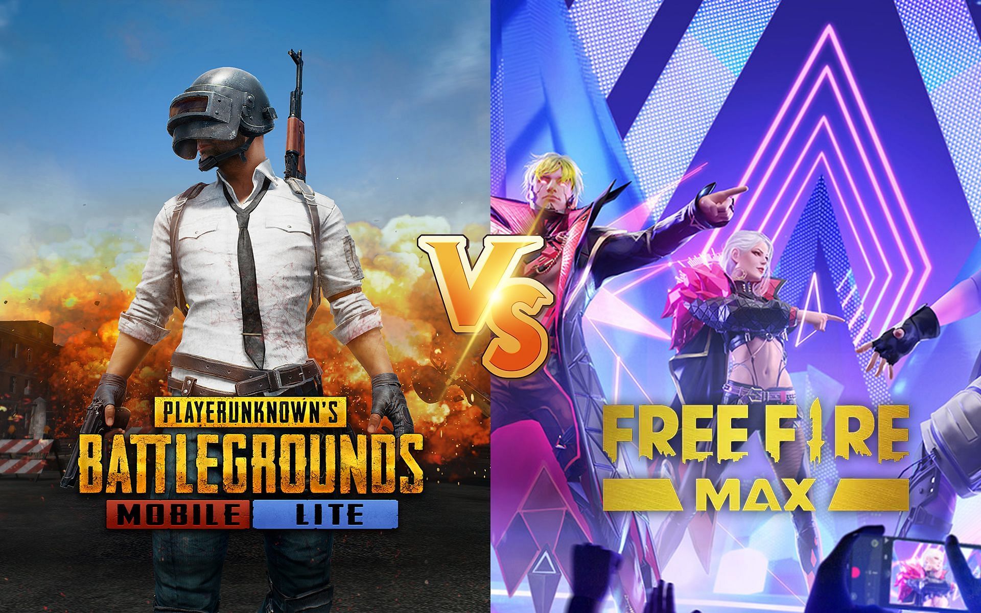 Assessing PUBG Mobile Lite and Free Fire Max (Image via Sportskeeda)