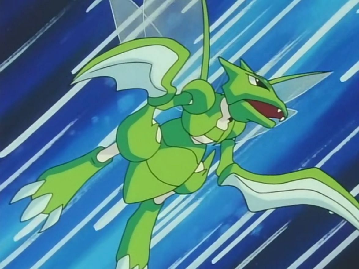 Jeanette&#039;s Scyther in the anime (Image via The Pokemon Company)