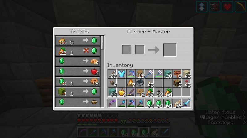 Price can increase even after curing villagers (Image via Minecraft)