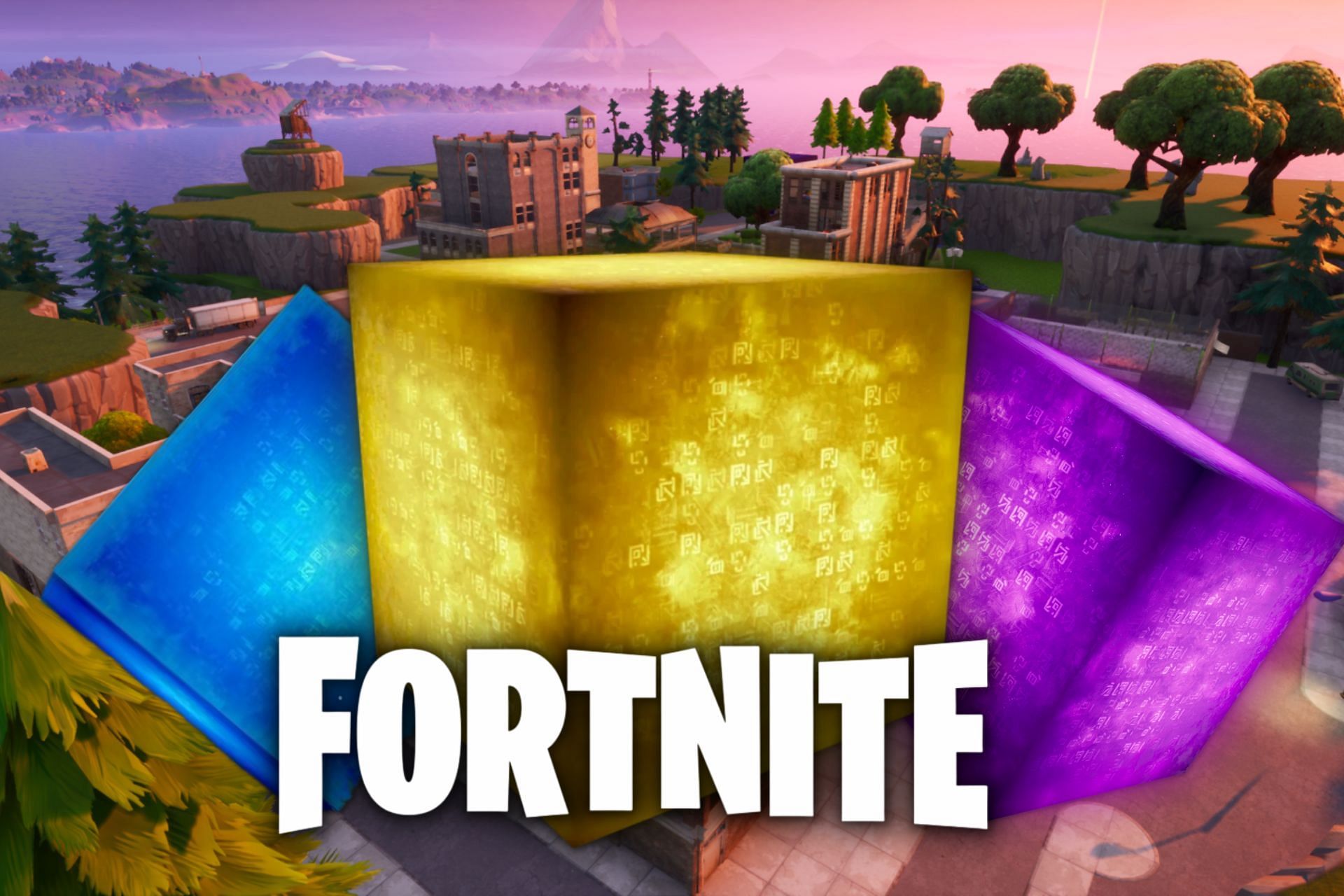 Tilted Towers will return with Cube Town POI in Fortnite (Image via Sportskeeda)