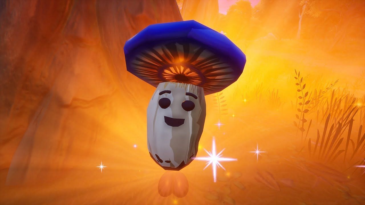 Bud the Mushroom is back in Fortnite and players can visit in Chapter 2 Season 8 (Image via Twitter/ @FortniteBR)