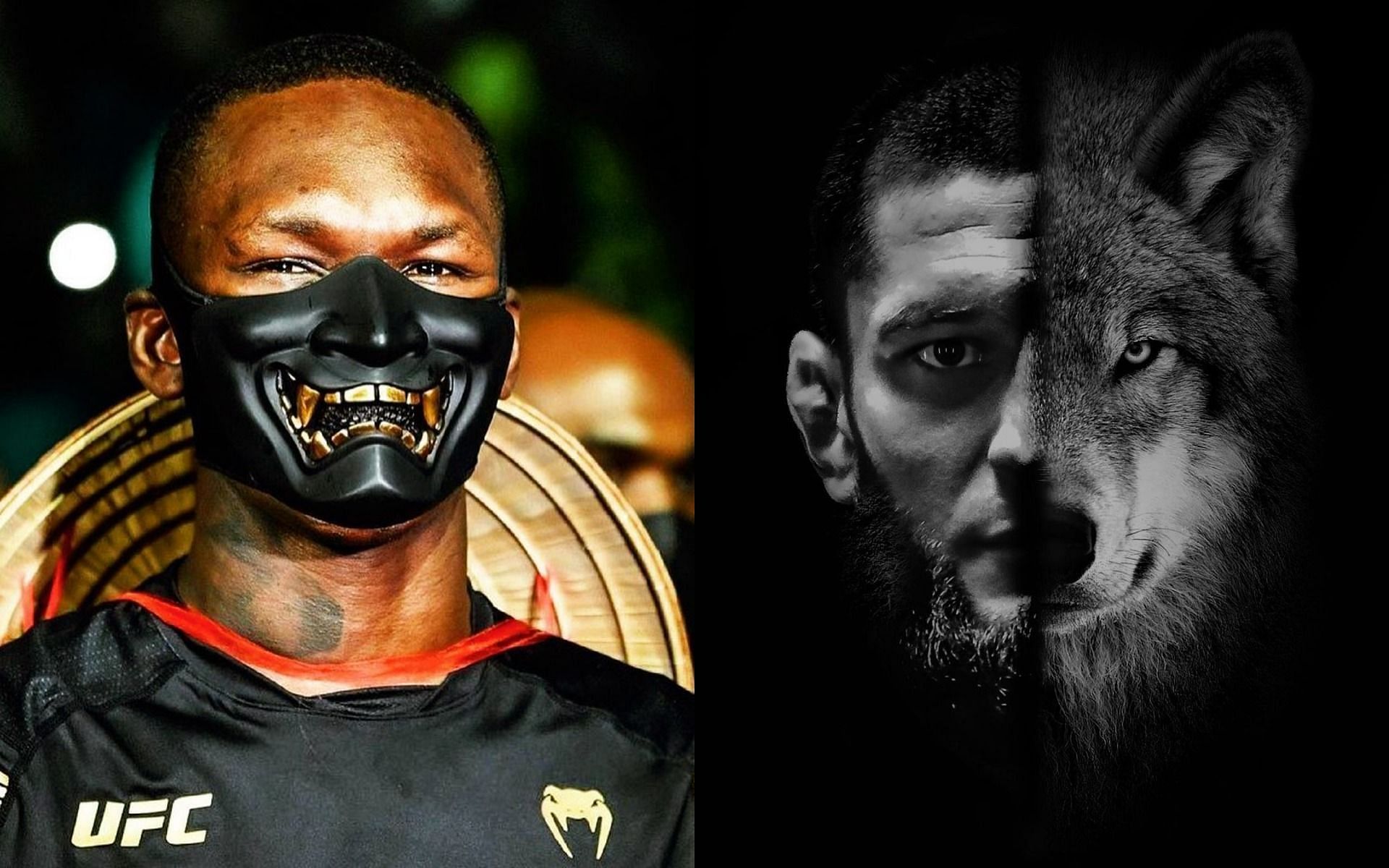 Israel Adesanya (left), Khamzat Chimaev (right) [Images Courtesy: @stylebender @khamzat_chimaev Instagram]