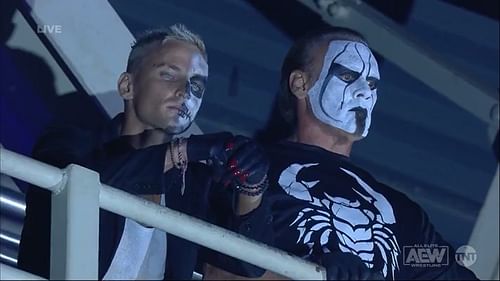 Wrestling Icon Sting and AEW star Darby Allin