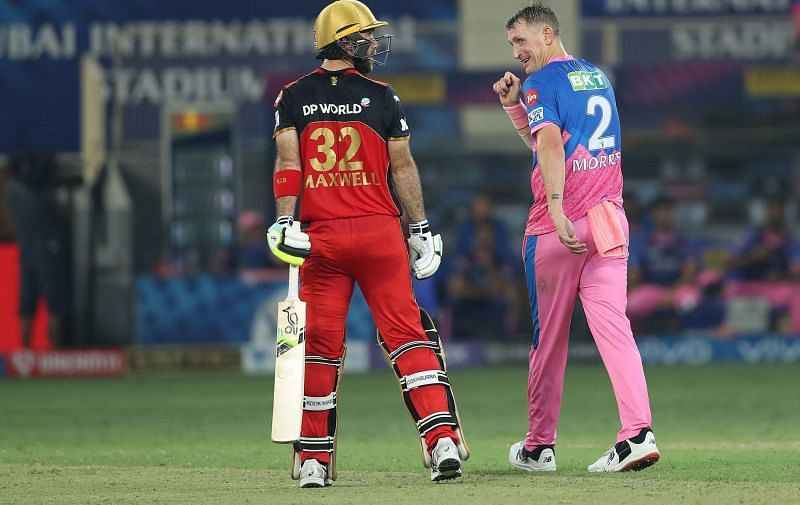 IPL 2021: Glenn Maxwell (L) and Chris Morris, both expensive buys, have had contrasting fortunes.