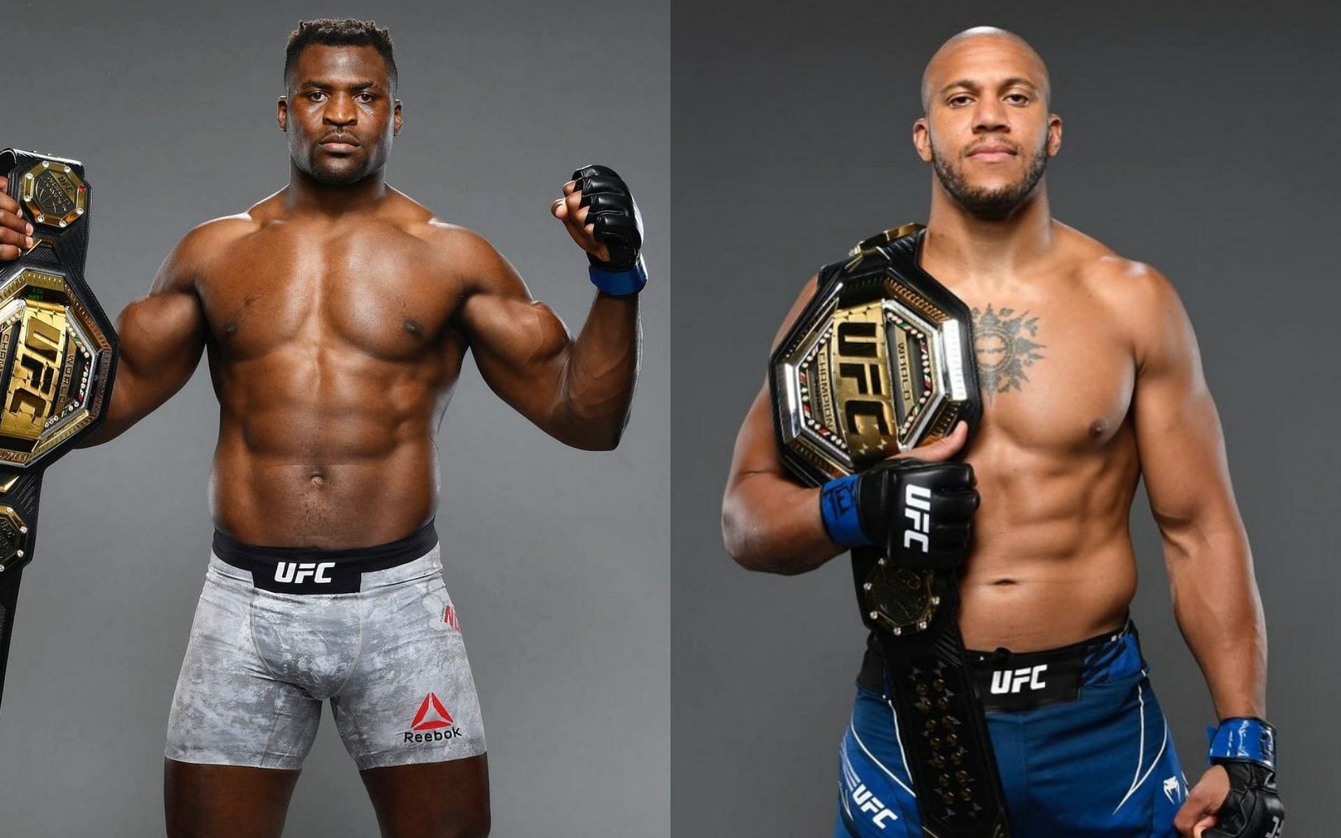 Francis Ngannou (left) and Ciryl Gane (right) [Images Courtesy: @francisngannou &amp; @ciryl_gane on Instagram]