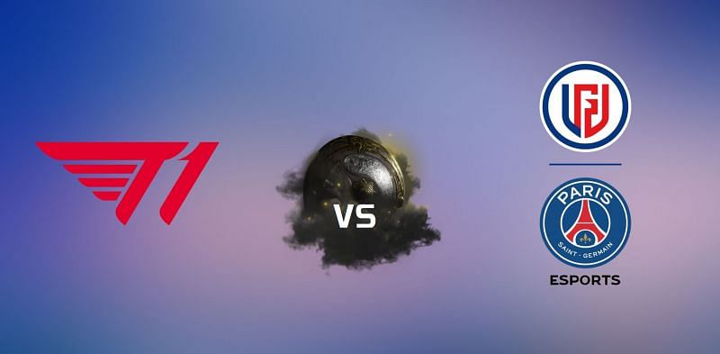 The T1 vs PSG.LGD Dota 2 best-of-three begins at 9:00 am CET (Image via Sportskeeda)