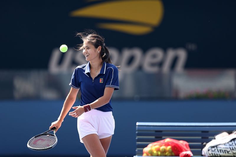 Emma Raducanu at the 2021 US Open.