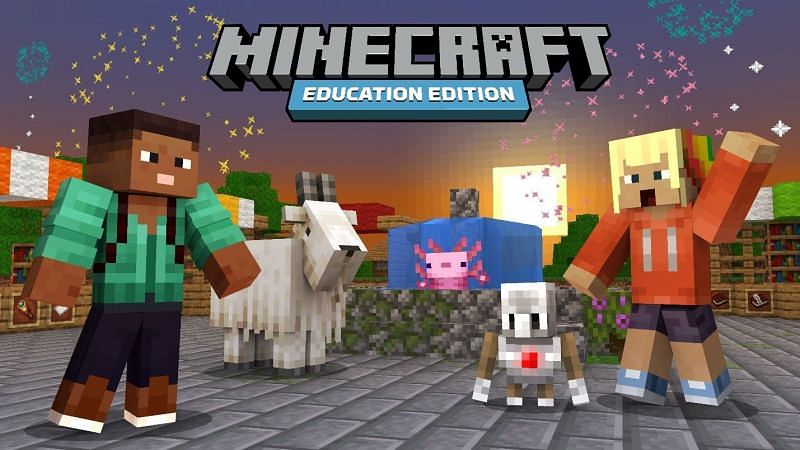 Minecraft Education Edition has a few features that provide education options. (Image via Minecraft)