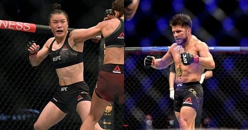 Zhang Weili spoke of her appreciation for Henry Cejudo and what he's doing to help her career