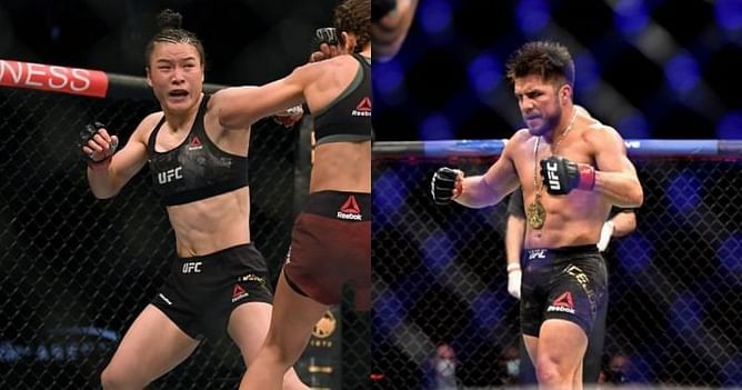 "Everyday he's teaching me something about wrestling" - Zhang Weili on training with Henry Cejudo