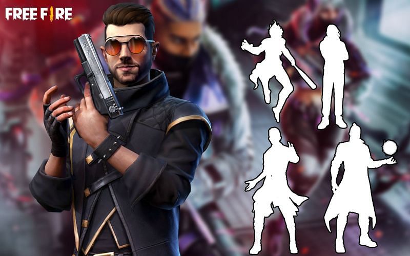 5 best characters that users can choose for ranked matches in Free Fire MAX (Image via Sportskeeda)