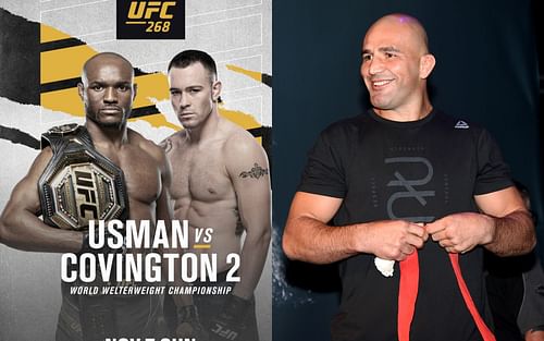 Usman vs. Covington 2 (Image via @ufc_asia on Twitter), Glover Teixeira