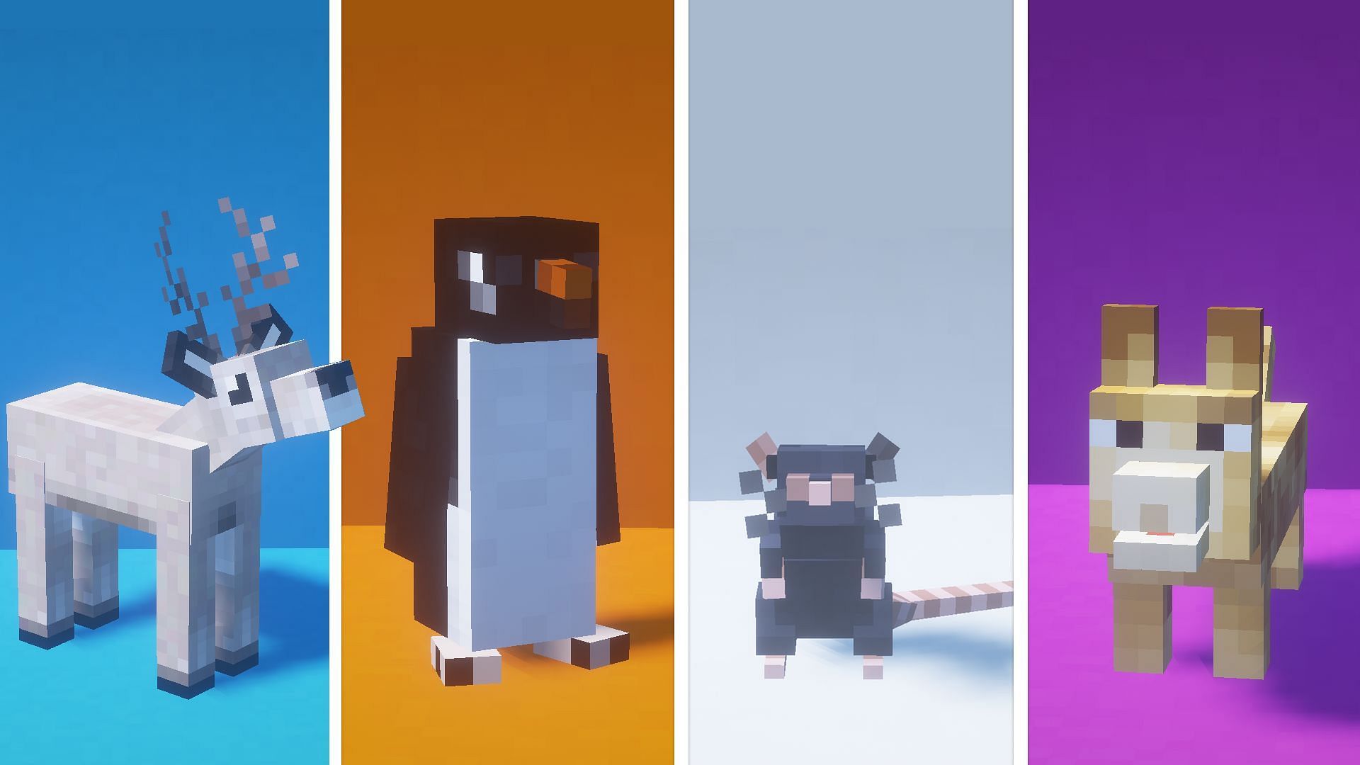 New mob models in Minecraft (Image via DanielPlays/Minecraft)