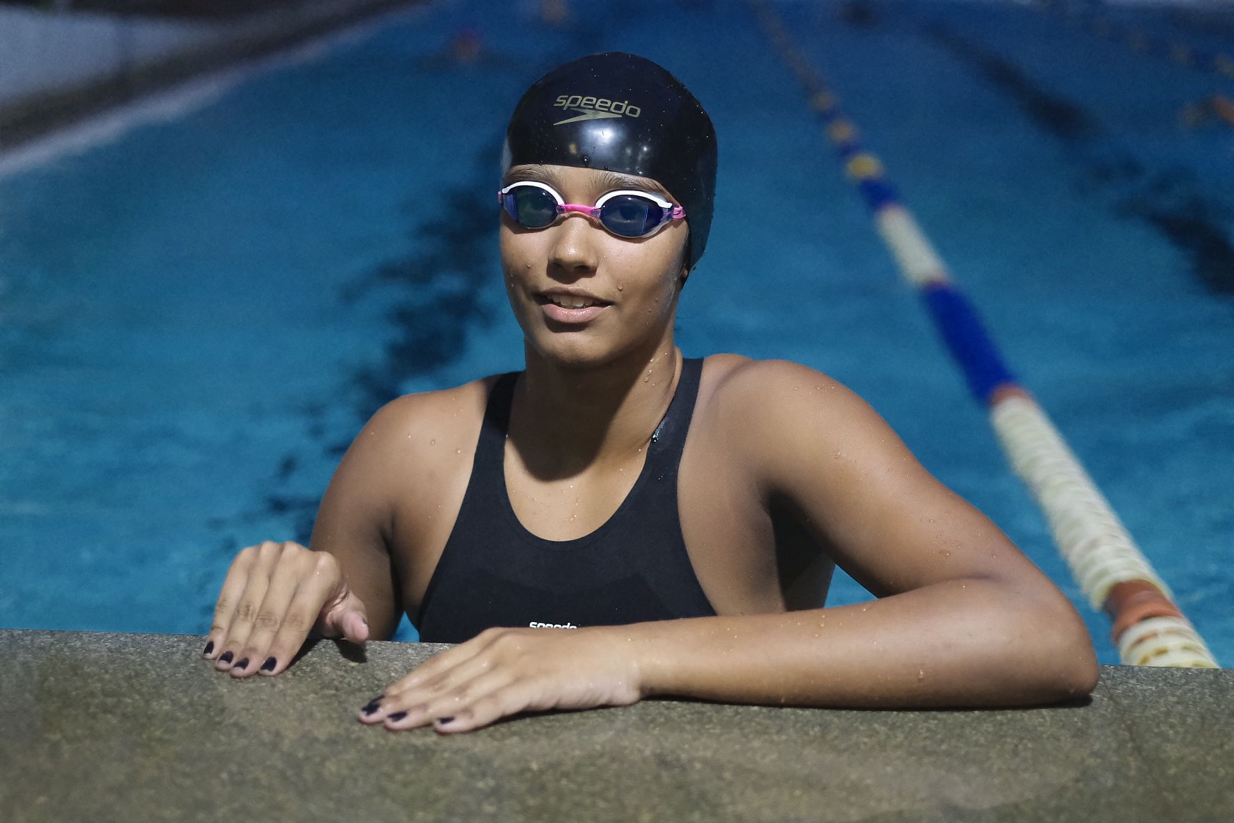 Karnataka swimmer Ridhima Veerendrakumar broke a seven-year-old record in the 100m backstroke event.