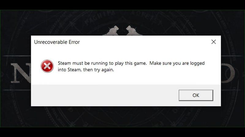 Steam Must be Running to Play This Game Error Fixed 100% Working