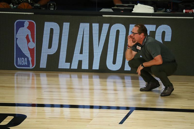 Toronto Raptors head coach Nick Nurse has a 61.1% win percentage heading into the new NBA season