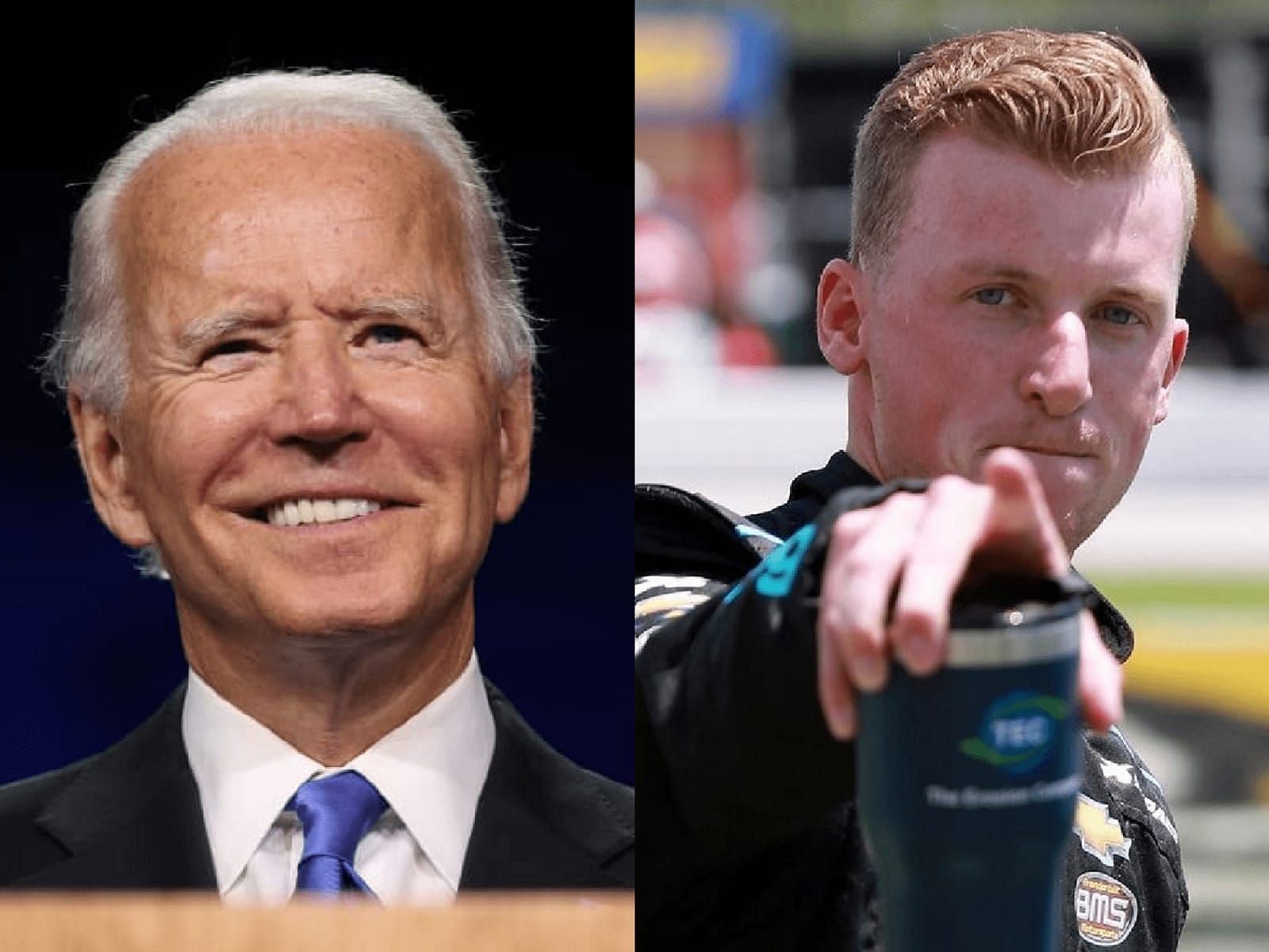 Anti-Biden meme &quot;Let&#039;s go Brandon&quot; goes viral (Image via Getty Images and Instagram/ brandonbrown_68)