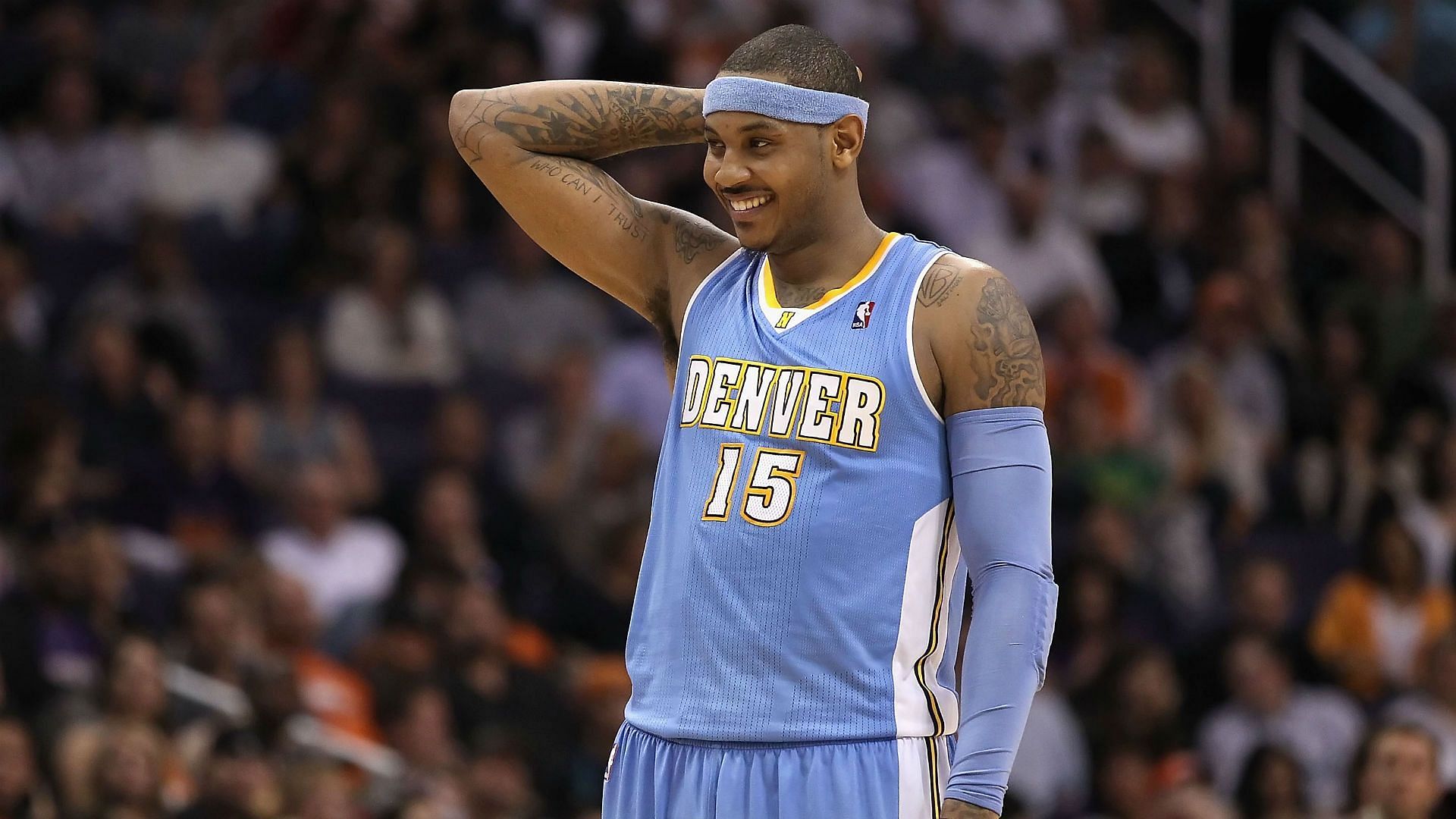 Carmelo Anthony dealt with some injuries during his time with the Denver Nuggets