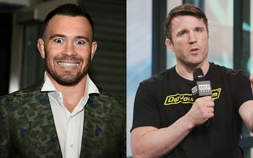 Colby Covington (left); Chael Sonnen (right)