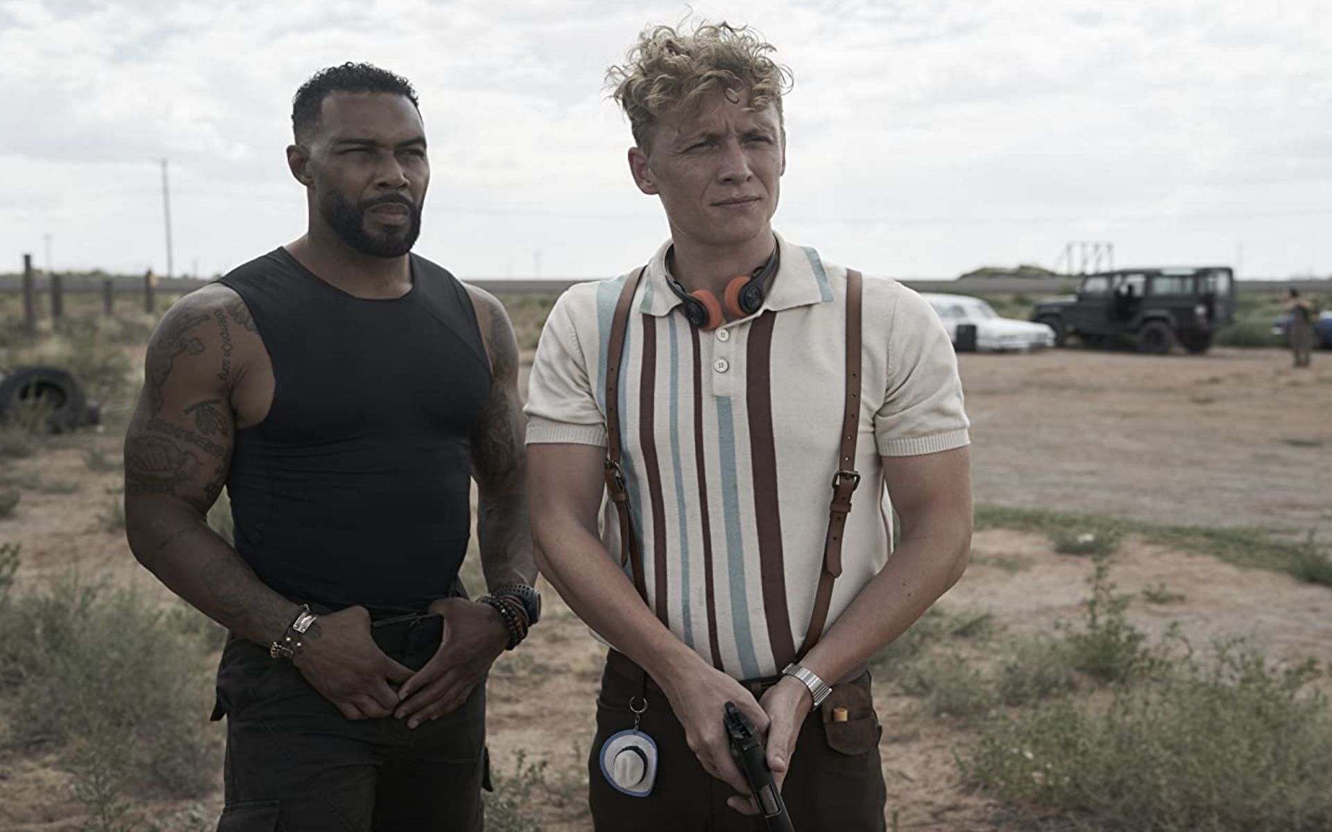 A still from Army of the Dead starring Omari Hardwick and Matthias Schweigh&ouml;fer (Image via IMDb)