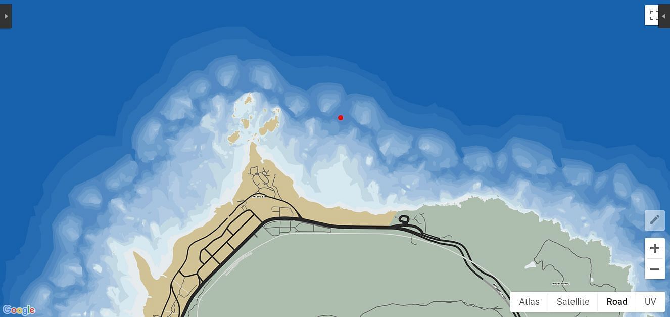 UFO Location 2 (Image via gta-5-map.com)