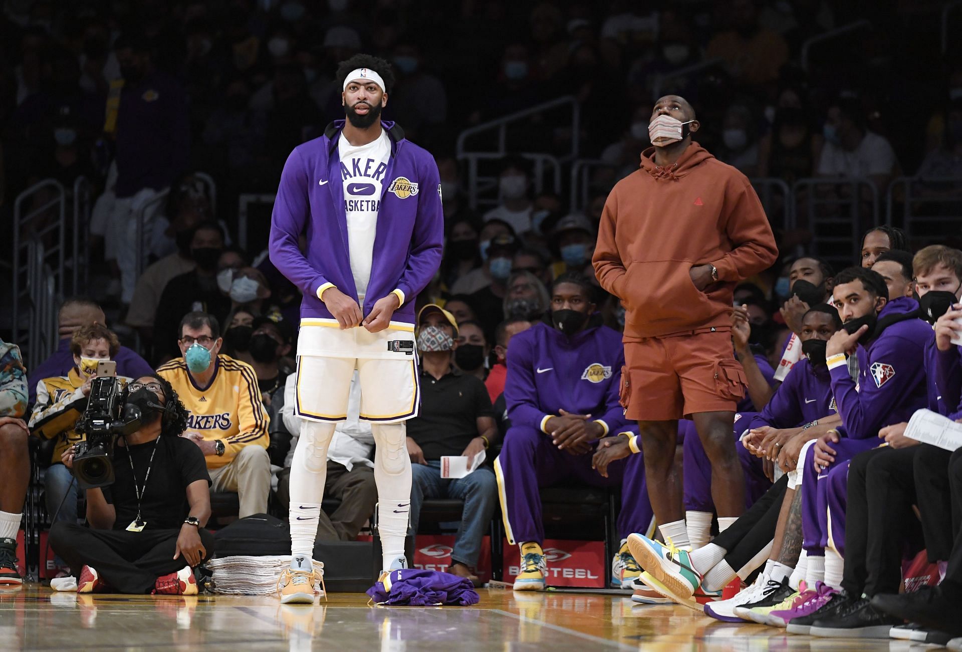 Los Angeles Lakers superstars LeBron James and Anthony Davis