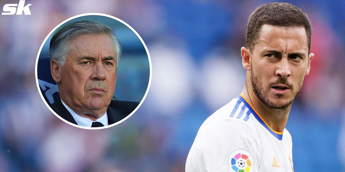 Carlo Ancelotti reveals why he prefers to start other players in the playing XI over Hazard (Image via Sportskeeda)