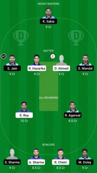 DPR vs SBC Dream11 Prediction - Assam T20