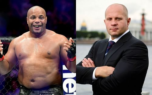 Heavyweight MMA legends Daniel Cormier (left) and Fedor Emelianenko (right; Image Credit: @fedoremelianenkoofficial on Instagram)