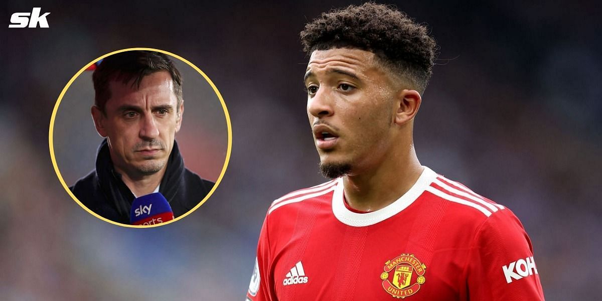 Gary Neville believes Manchester United winger Jadon Sancho is a victim at Old Trafford